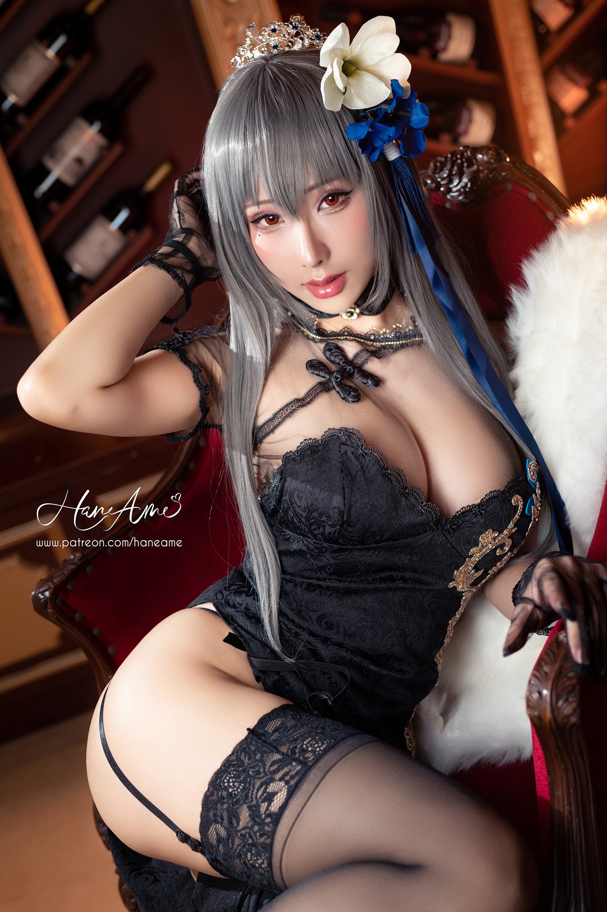 图片[1]-雨波_HaneAme – NO.127 AzurLane Saint.Louis 路易九世旗袍[29P]-XikXak